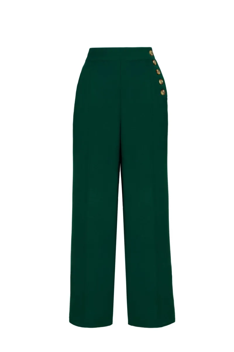 Hell Bunny Ginger Swing Trousers Discount
