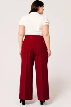 Hell Bunny Ginger Swing Trousers Discount