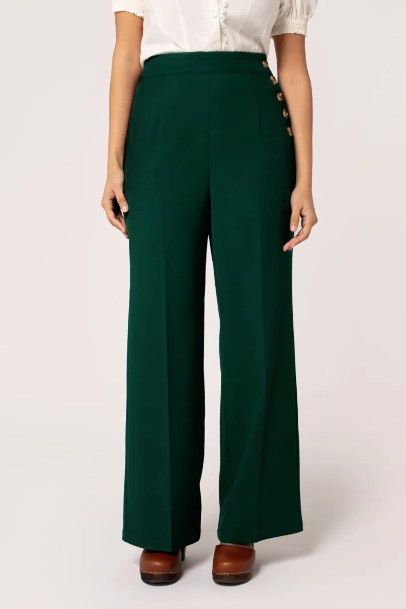 Hell Bunny Ginger Swing Trousers Discount