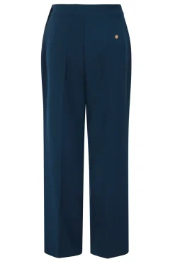 Hell Bunny Ginger Swing Trousers Blue Online