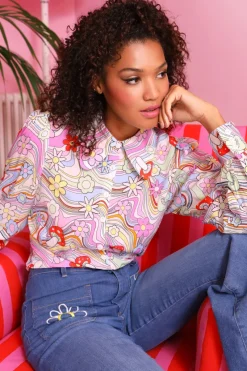 Hell Bunny Happy Daze Blouse Multi Online