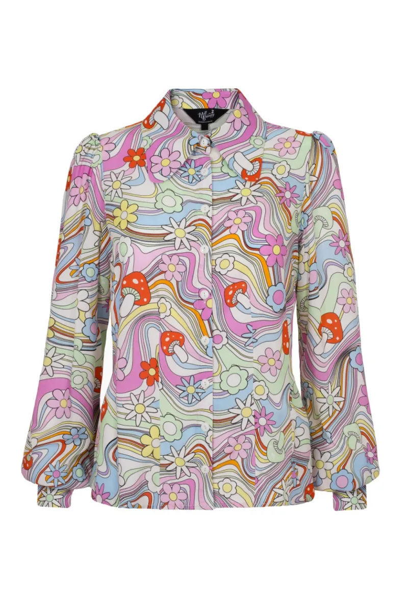Hell Bunny Happy Daze Blouse Multi Online