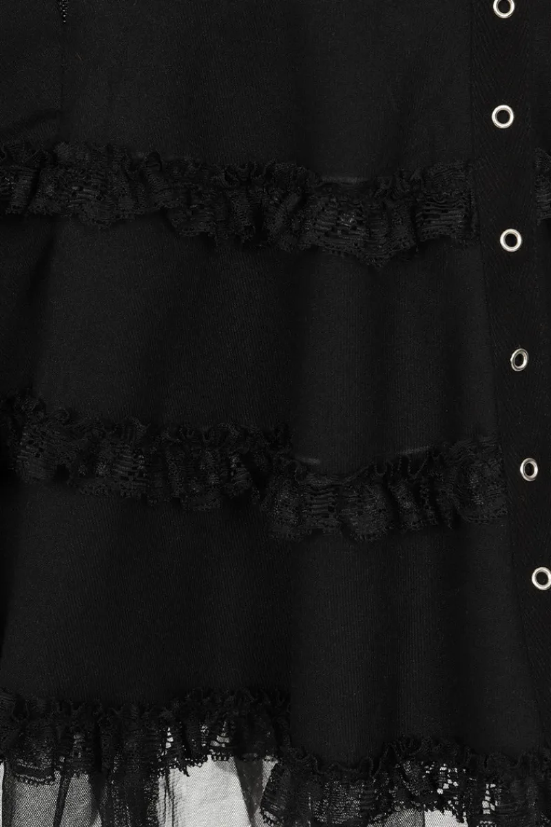 Hell Bunny Harley Plain Dress Black Hot