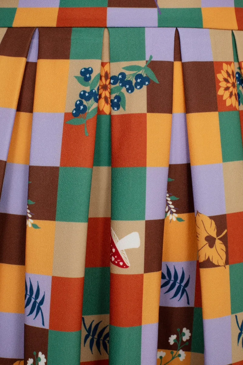 Hell Bunny Hawthorn Dress MultiColour Discount