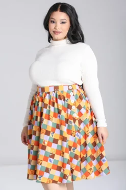 Hell Bunny Hawthorn Skirt MultiColour Online