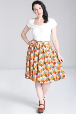 Hell Bunny Hawthorn Skirt MultiColour Online