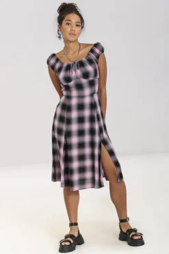 Hell Bunny Hayley Dress Pink Outlet