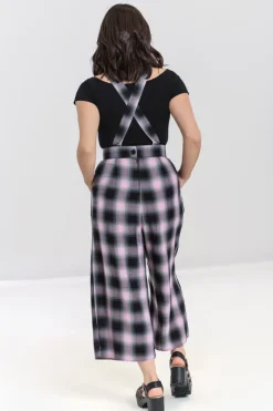 Hell Bunny Hayley Dungarees Pink Sale