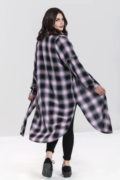 Hell Bunny Hayley Shirt Dress Pink Online