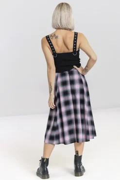 Hell Bunny Hayley Skirt Pink Best