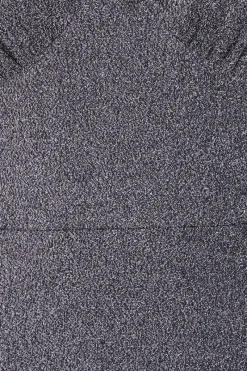 Hell Bunny Haze Mid Dress Silver