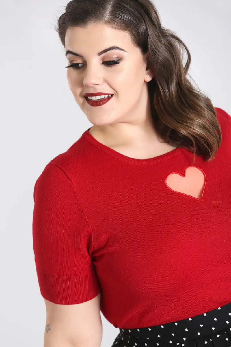 Hell Bunny Heart Top