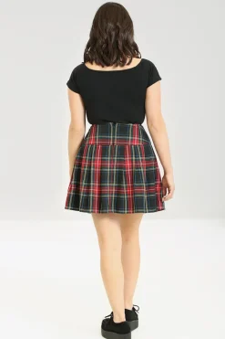 Hell Bunny Heather Mini Skirt Black