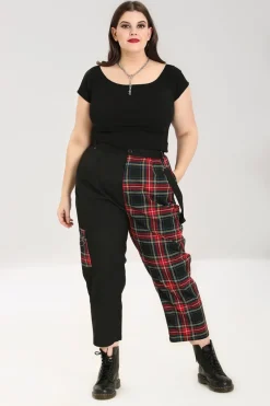 Hell Bunny Heather Trousers Black Best