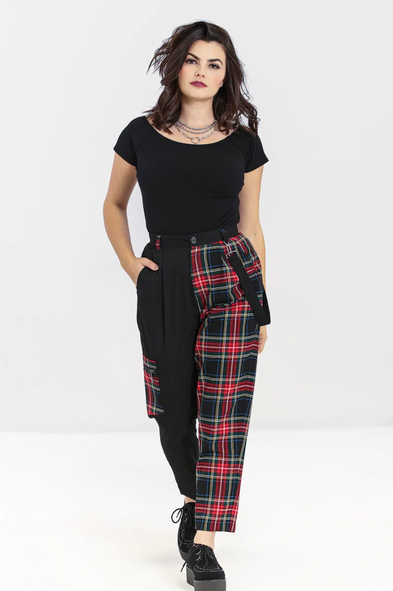 Hell Bunny Heather Trousers Black Best