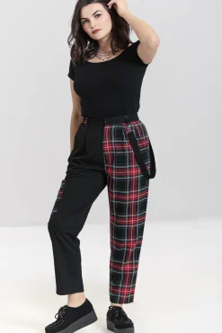 Hell Bunny Heather Trousers Black Best