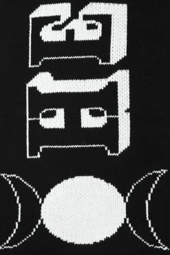 Hell Bunny Hello Goodbye Scarf Black/White Hot