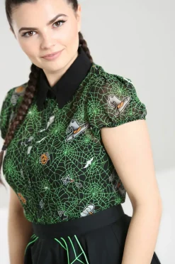 Hell Bunny Hex Blouse Clearance