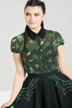 Hell Bunny Hex Blouse Clearance