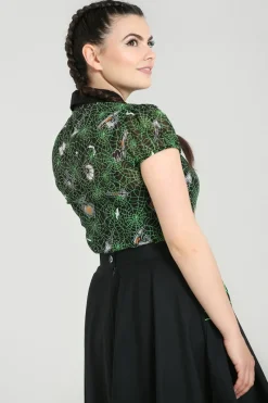 Hell Bunny Hex Blouse Clearance