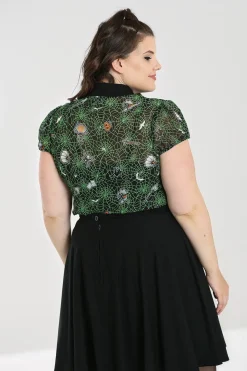 Hell Bunny Hex Blouse Clearance