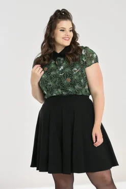 Hell Bunny Hex Blouse Clearance