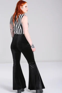 Hell Bunny Iggy Trousers Black Hot