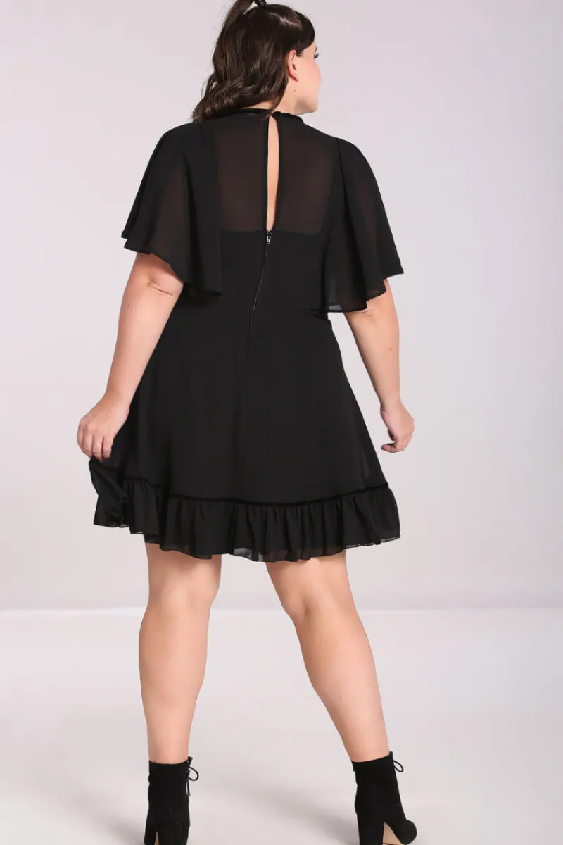Hell Bunny Imperia Dress Black Hot