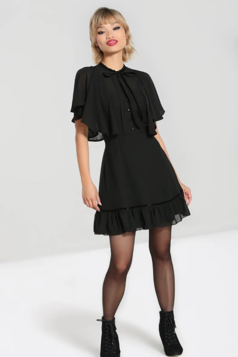 Hell Bunny Imperia Dress Black Hot