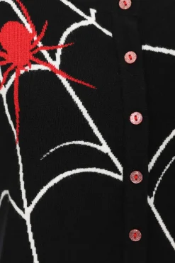 Hell Bunny In A Web Cardigan Black Best