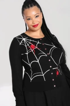 Hell Bunny In A Web Cardigan Black Best