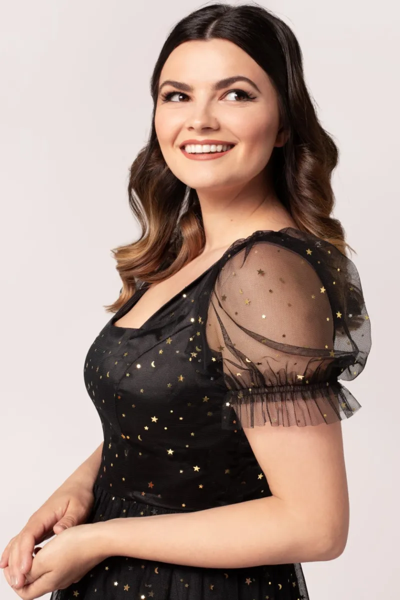 Hell Bunny Infinity Mini Dress Black Hot