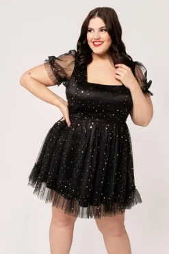 Hell Bunny Infinity Mini Dress Black Hot