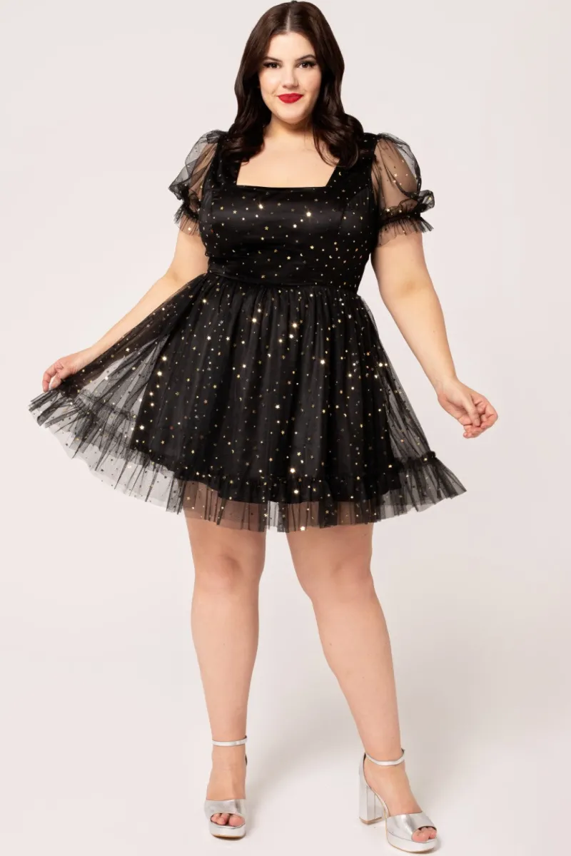 Hell Bunny Infinity Mini Dress Black Hot