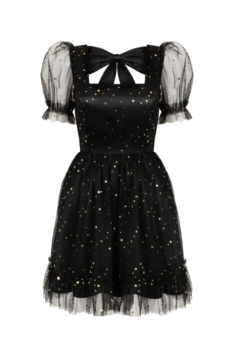 Hell Bunny Infinity Mini Dress Black Hot