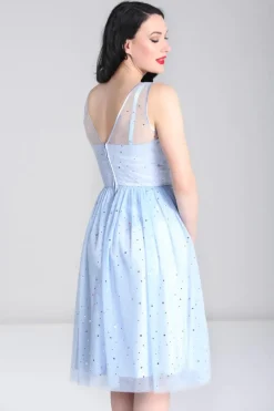 Hell Bunny Infinity 50's Dress Blue Outlet