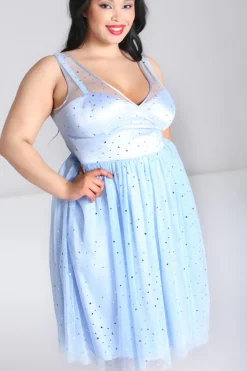 Hell Bunny Infinity 50's Dress Blue Outlet