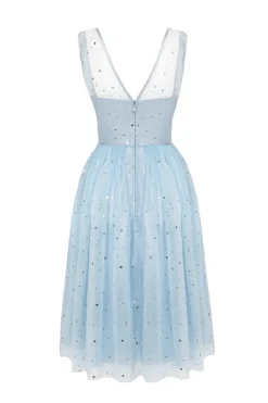 Hell Bunny Infinity 50's Dress Blue Outlet