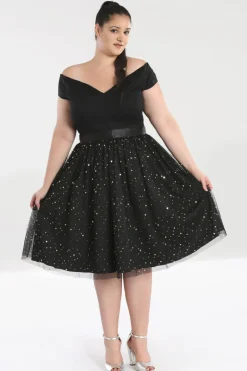 Hell Bunny Infinity 50's Skirt Black Best