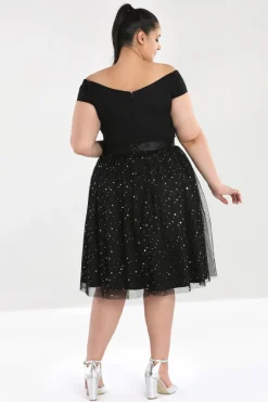 Hell Bunny Infinity 50's Skirt Black Best