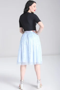 Hell Bunny Infinity 50'S Skirt Blue Discount