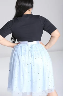 Hell Bunny Infinity 50'S Skirt Blue Discount
