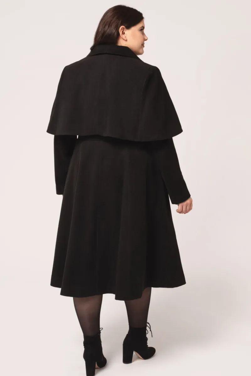 Hell Bunny Ingrid Coat Black Sale