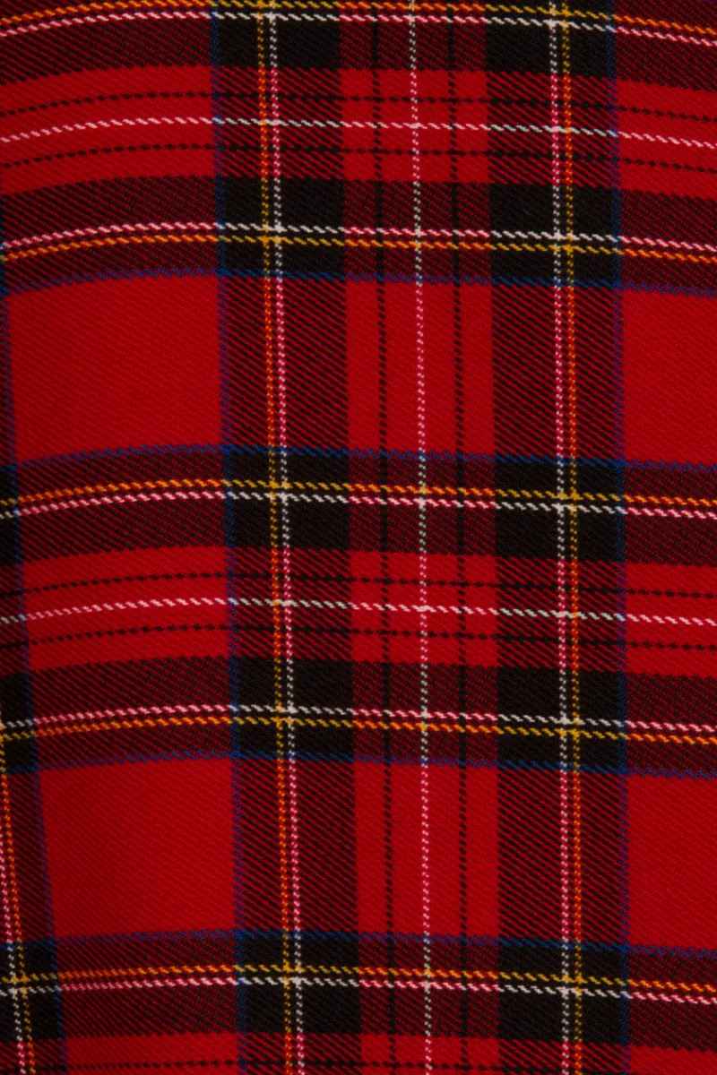 Hell Bunny Irvine Pinafore Dress Red Hot