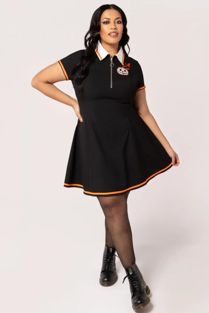 Hell Bunny Jack-O-Lantern Dress Black Best