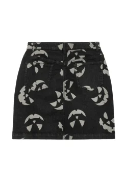 Hell Bunny Jack-O-Lantern Skirt Black