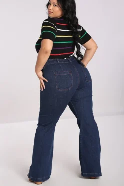 Hell Bunny Jaclyn Jeans Blue Best