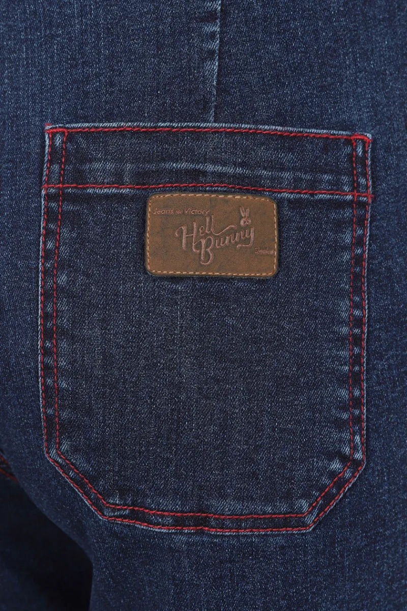 Hell Bunny Jaclyn Jeans Blue Best