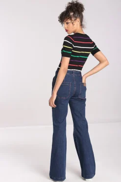 Hell Bunny Jaclyn Jeans Blue Best
