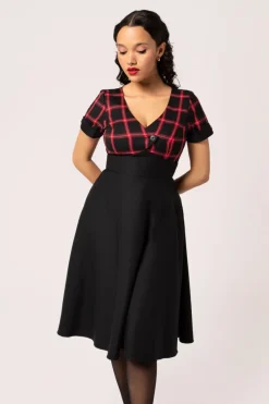 Hell Bunny Janine Dress Black/Red